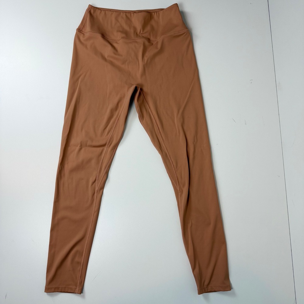 BYLT Premium Basics Womens High Waisted Leggings Clay Brown Size Medium